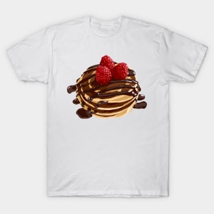 Strawberry Chocolate Pancake T-Shirt